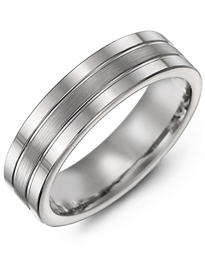 Karat Madani Rings Men S Women White Gold Wedding Band